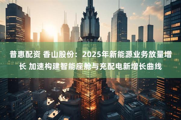 普惠配资 香山股份：2025年新能源业务放量增长 加速构建智能座舱与充配电新增长曲线